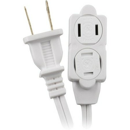 GE GE 9 Ft Extension Cord, 3 Outlet, White, 50377 51947